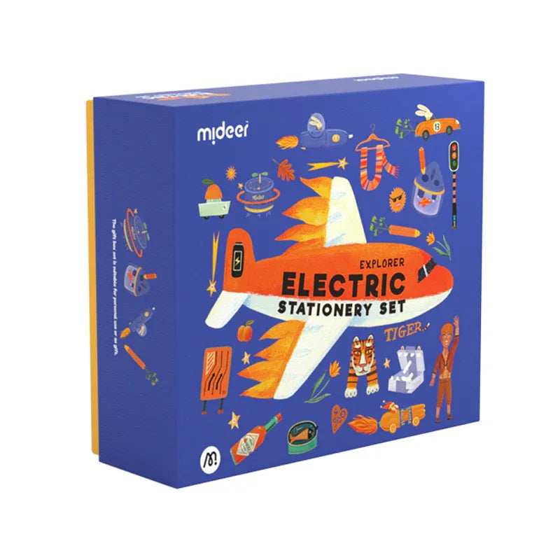 Mideer Electric Stationary Set Explorer - Blue for kids in Kuwait